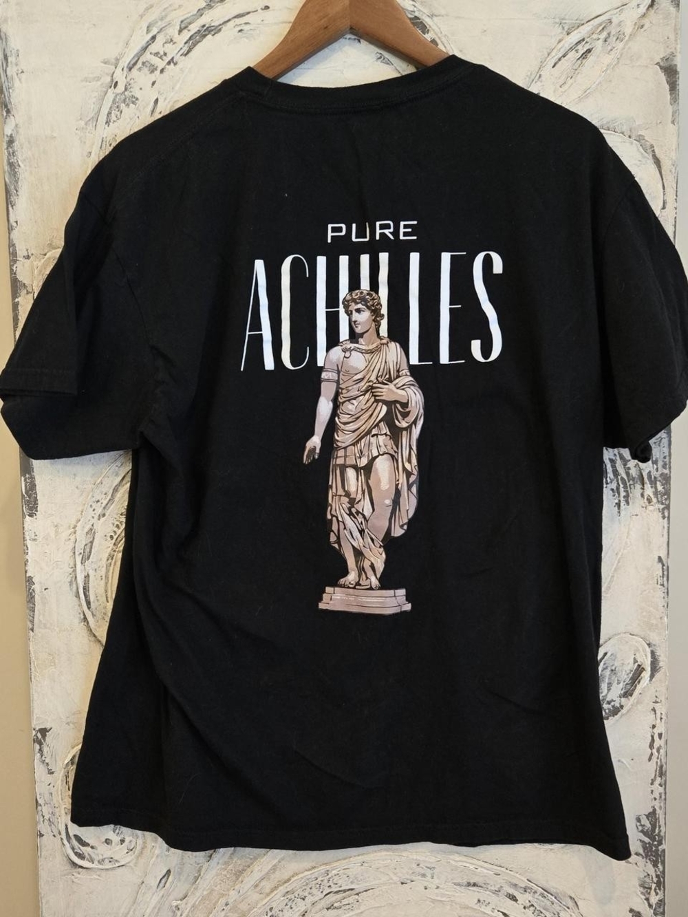 Pure Achilles Black Graphic Short Sleeve Tee